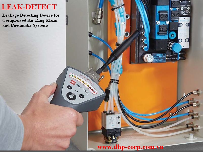 Thiết bị phát hiện rò rỉ cho máy nén khí và hệ thống khí nén LEAK DETECTOR Hilger u. Kern